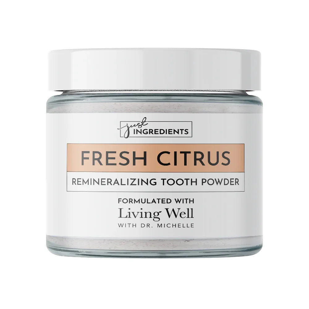 Remineralizing Tooth Powder – Fluoride-Free Oral Care – Gently Cleans & Whitens – Supports Strong Teeth & Fresh Breath – Vegan, Non-GMO, Made with Clean Ingredients